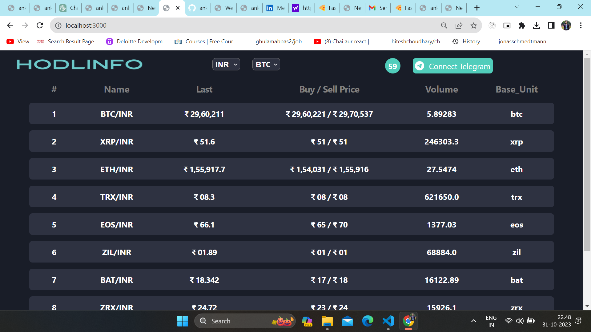 Crypto Web App